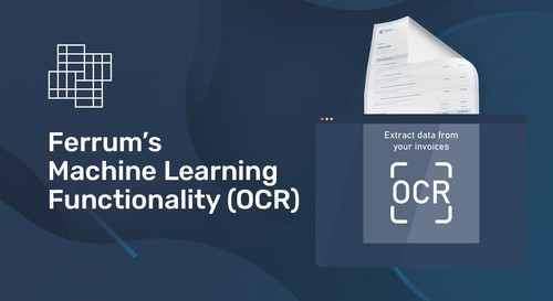 Ferrum’s Machine Learning Functionality (OCR)